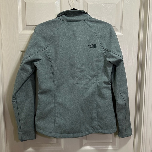 Womens The North Face Apex Bionic Softshell Windwall Jacket Gray Size Medium - Picture 7 of 9